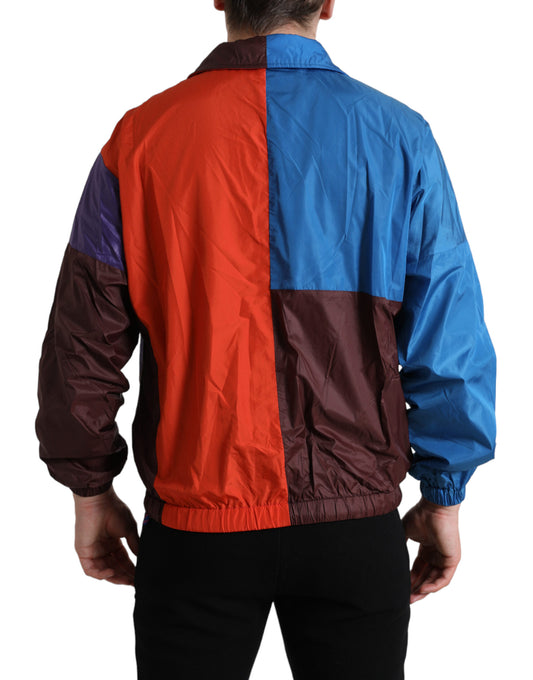 Mehrfarbige Windjacke