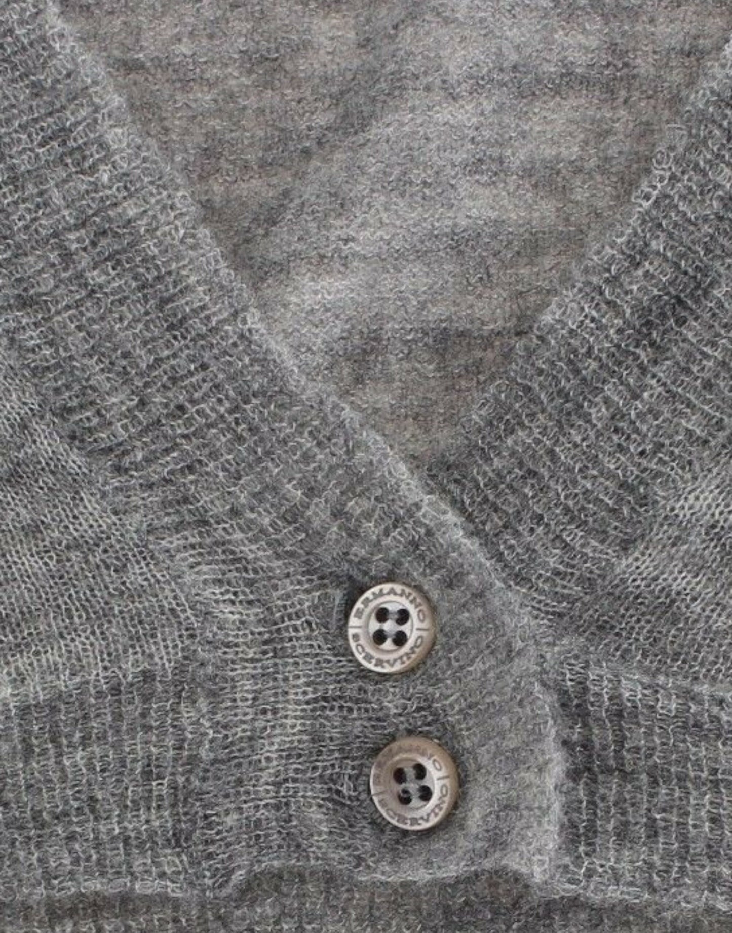Dessous Strick Grau Bolero Pullover Cardigan