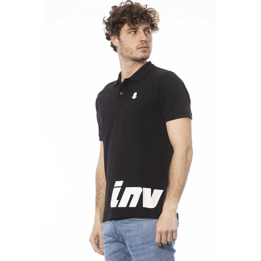Schwarzes Herren-Poloshirt aus Baumwolle