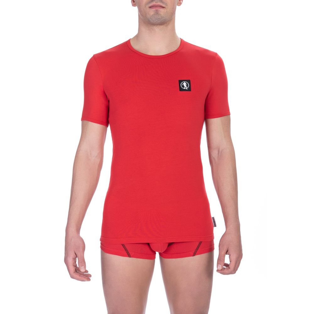 Rotes Herren-T-Shirt aus Baumwolle