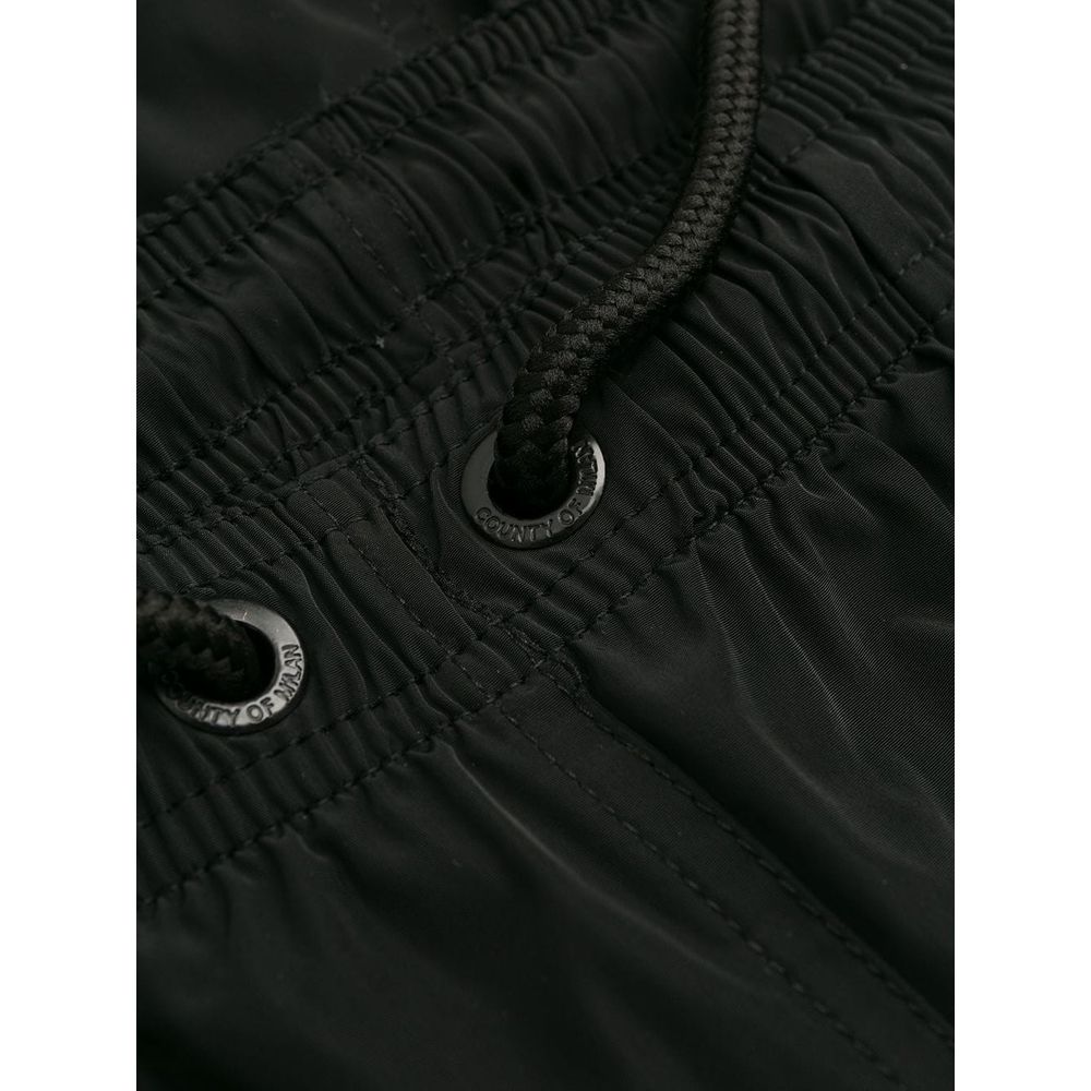 Black Polyamide Men's Swimwear Boxer