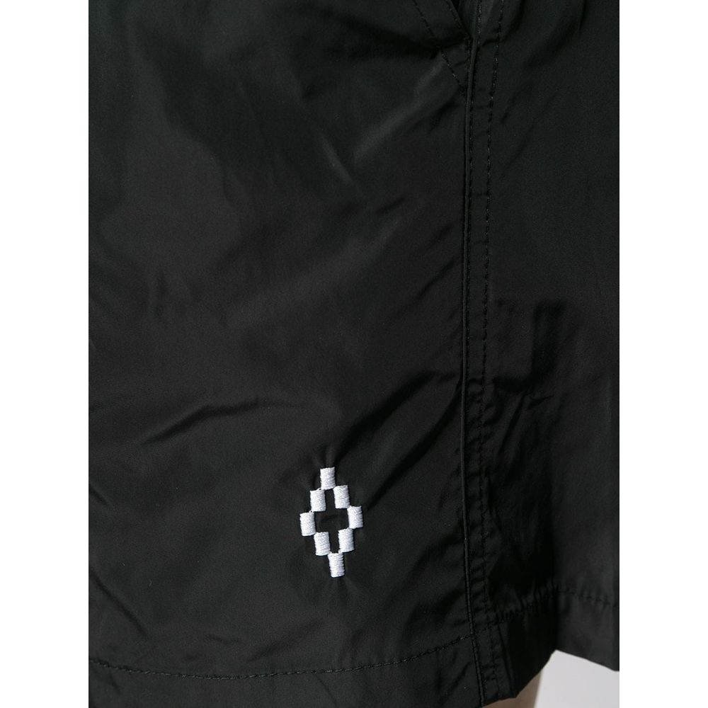 Black Polyamide Men's Swimwear Boxer