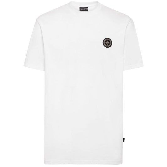 Weißes Herren-T-Shirt aus Baumwolle