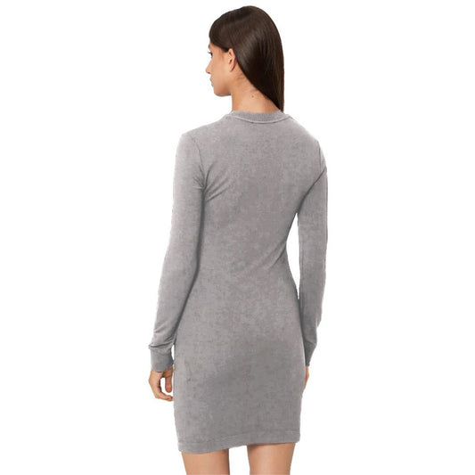Brown Cotton Women Dress