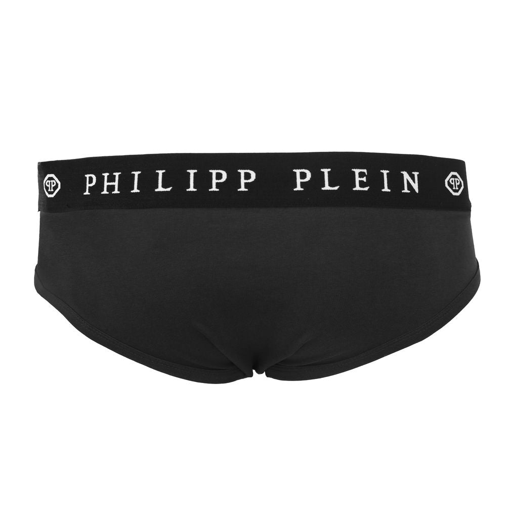 Schwarzes Herren-Boxershorts-Set aus Baumwolle