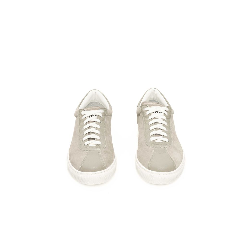 Grauer Herren-Sneaker aus Rindsleder