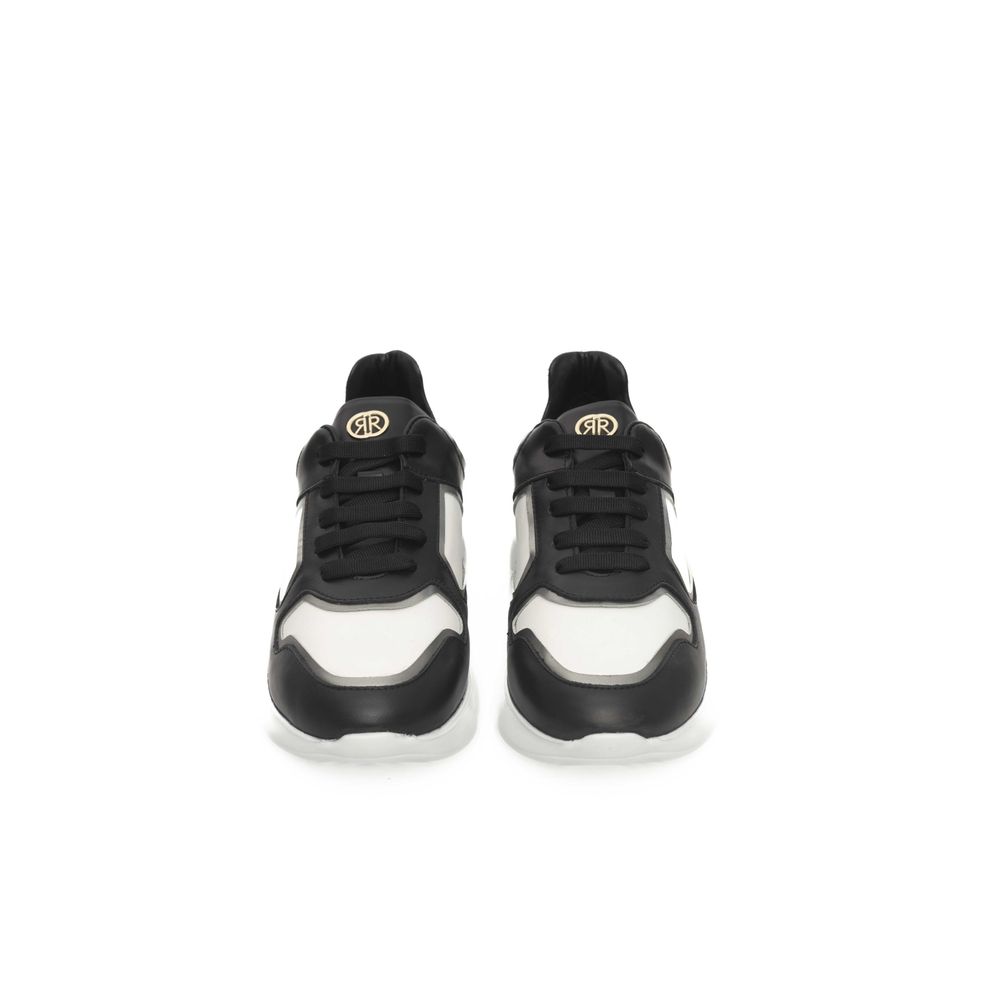 Schwarze Damen-Sneaker aus Rindsleder