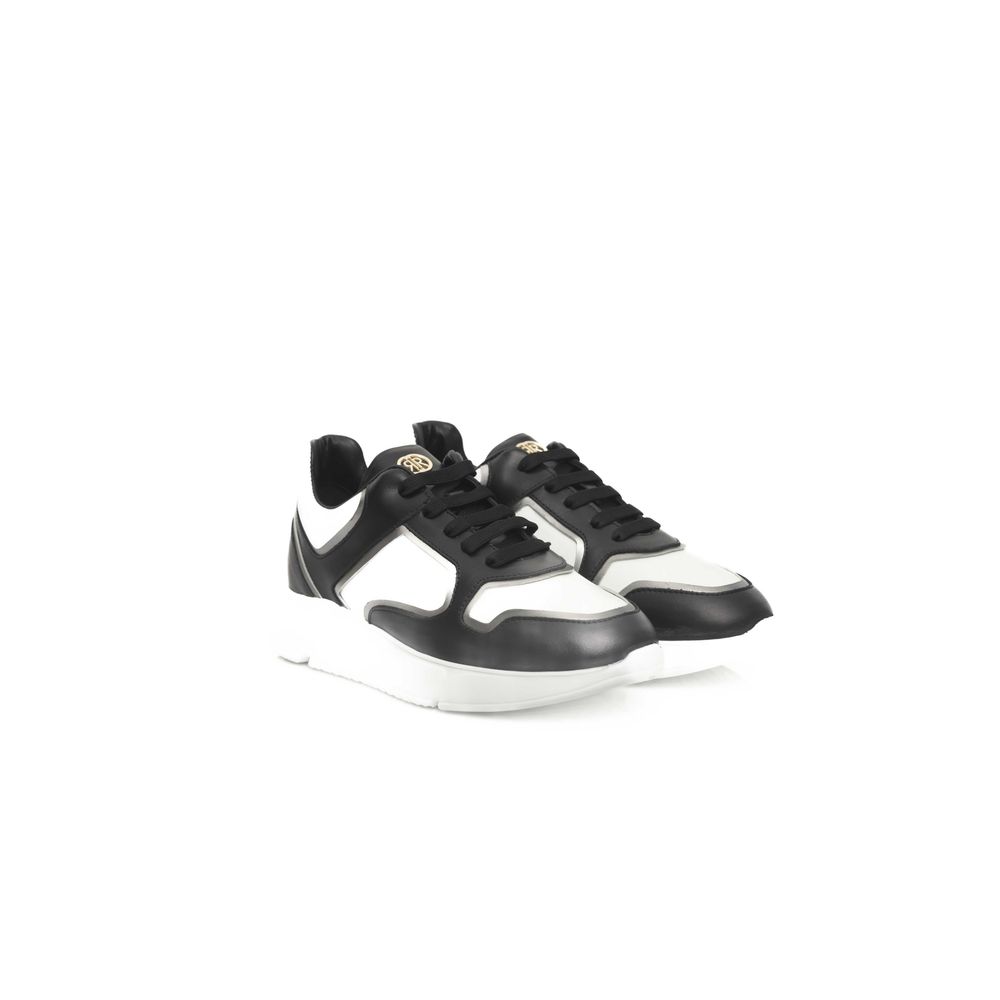 Schwarze Damen-Sneaker aus Rindsleder