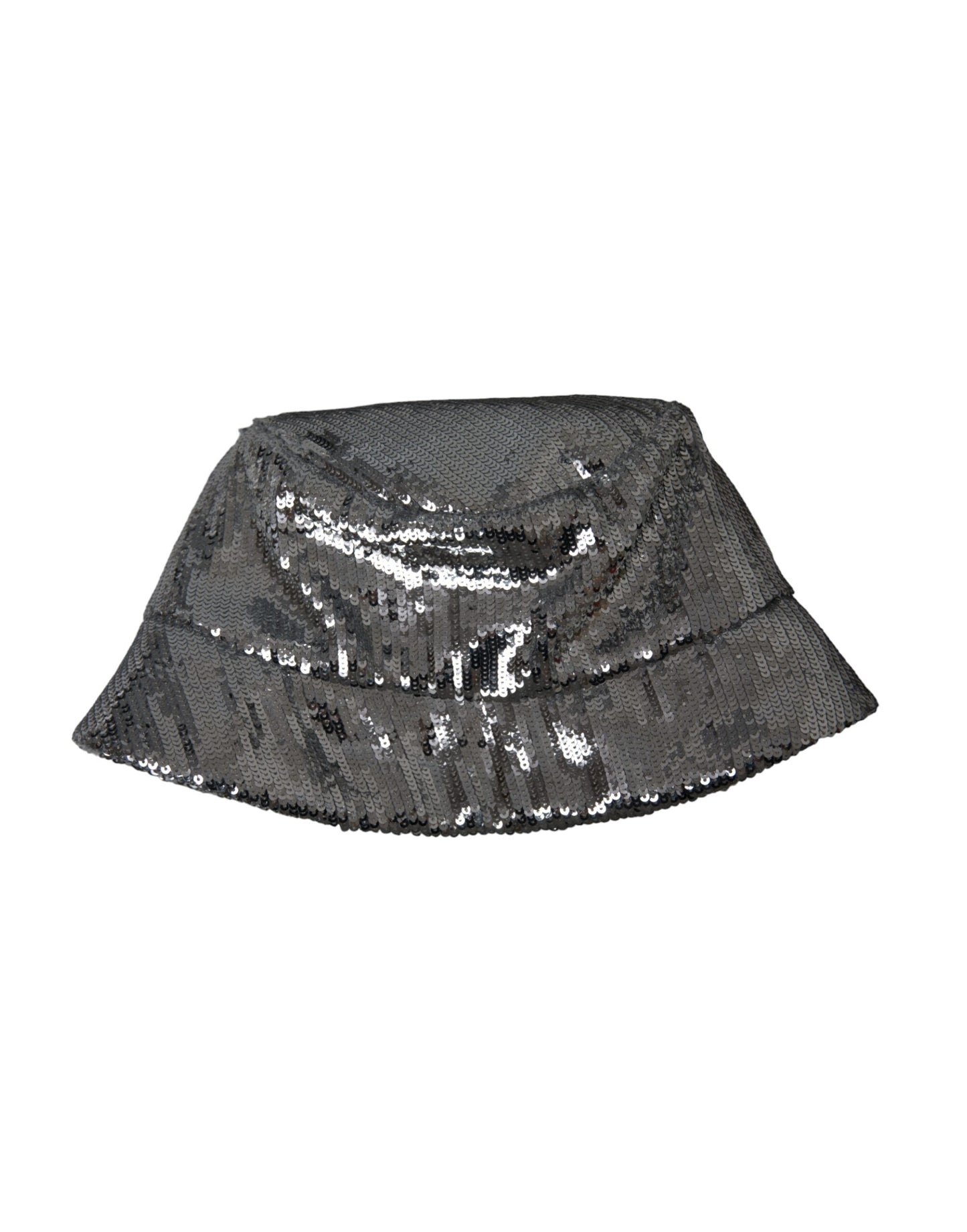 Silberner Nylon-Bucket-Hut mit Pailletten für Herren