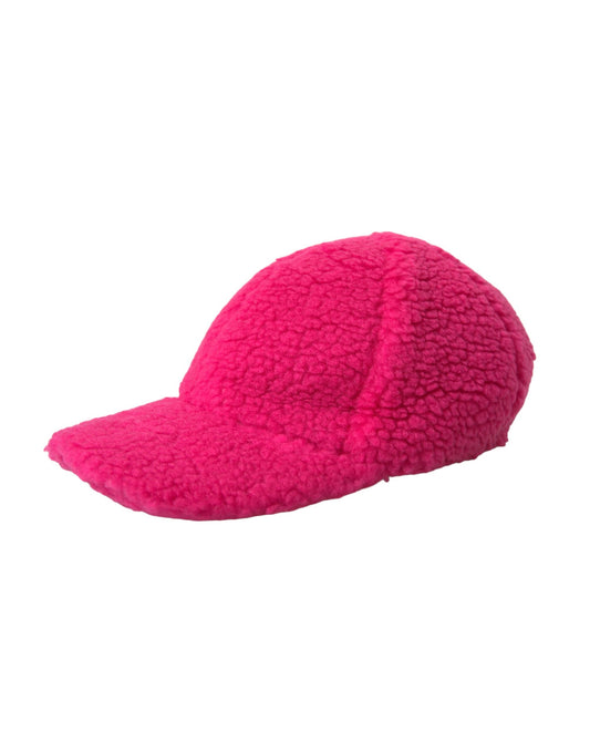 Rosa Fleece Plüsch Baseballmütze Herren