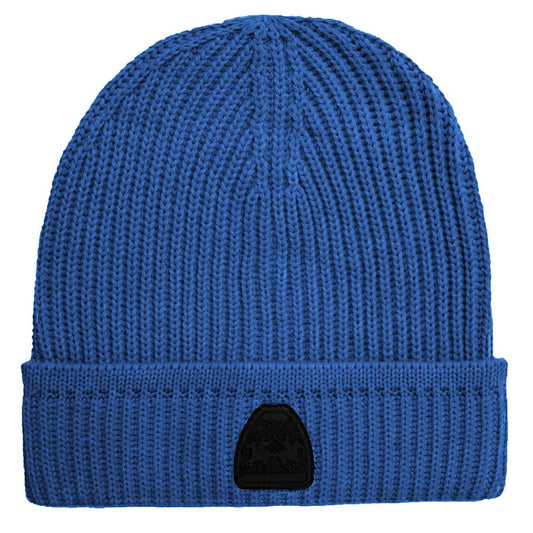Blaue Acryl-Mütze für Herren