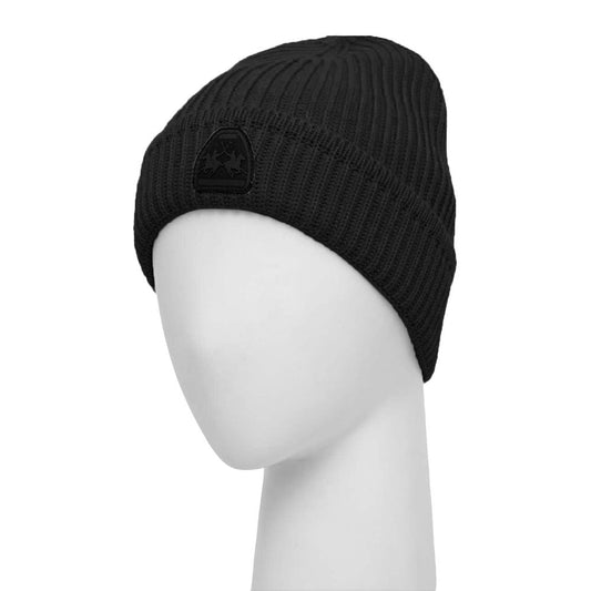 Schwarze Acryl-Mütze für Herren
