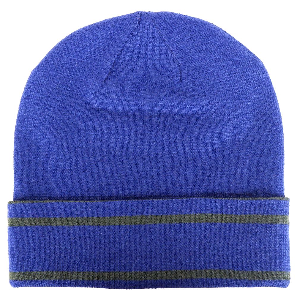 Blaue Wollmütze für Herren