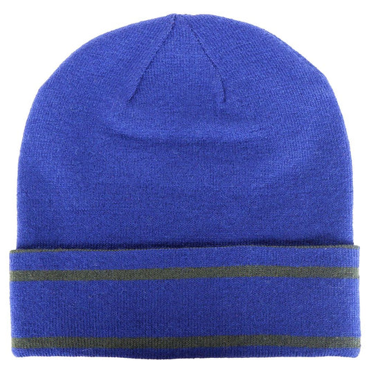 Blaue Wollmütze für Herren