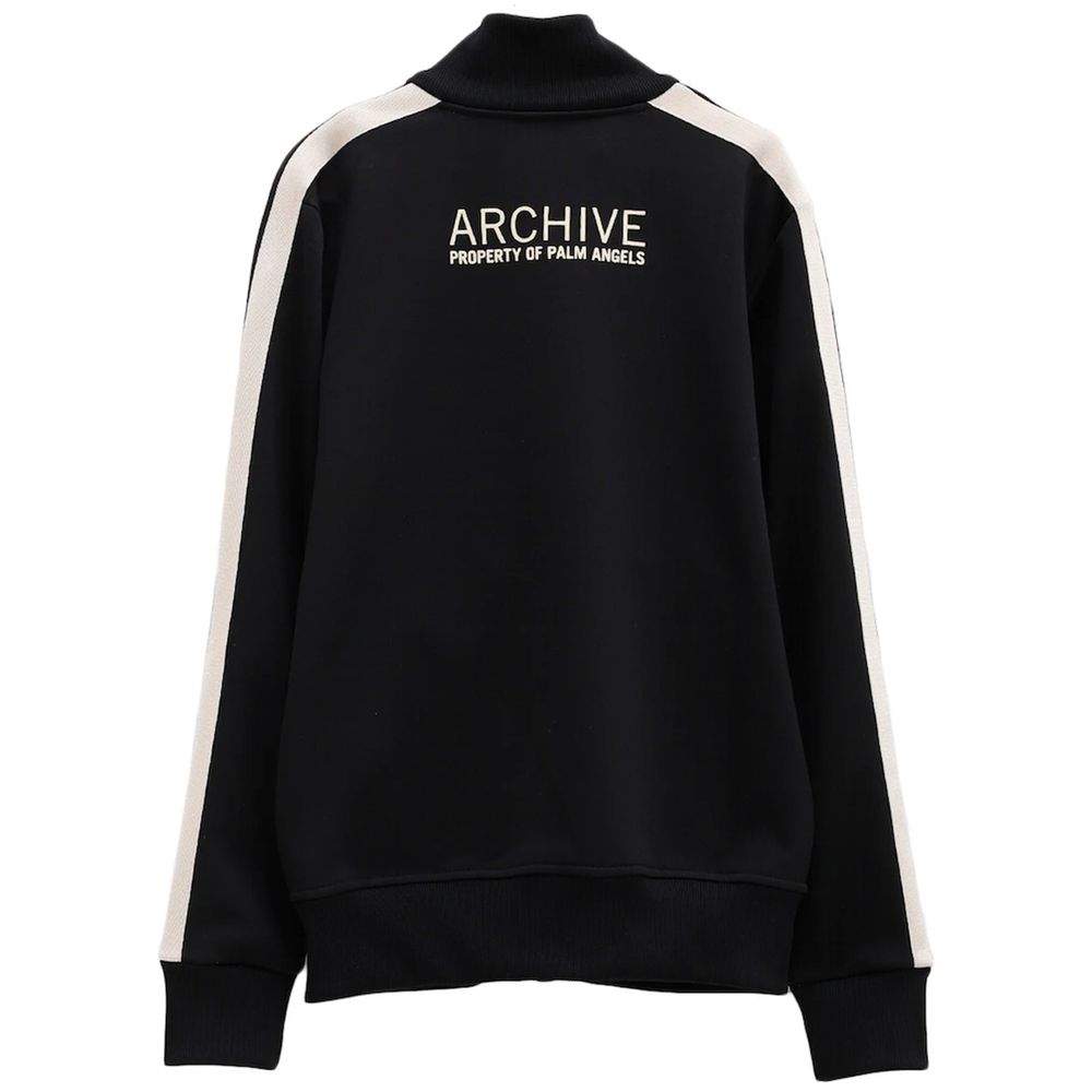 Black Polyester Men Sweater