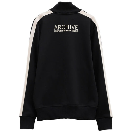 Black Polyester Men Sweater