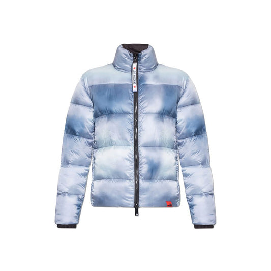Hellblaue Polyester-Damenjacke