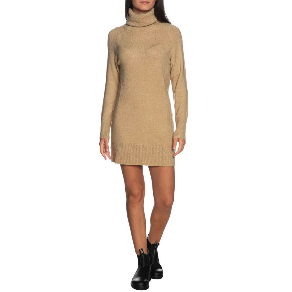 Beiges Viskosekleid