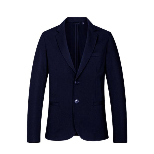 Blauer Viskose-Blazer