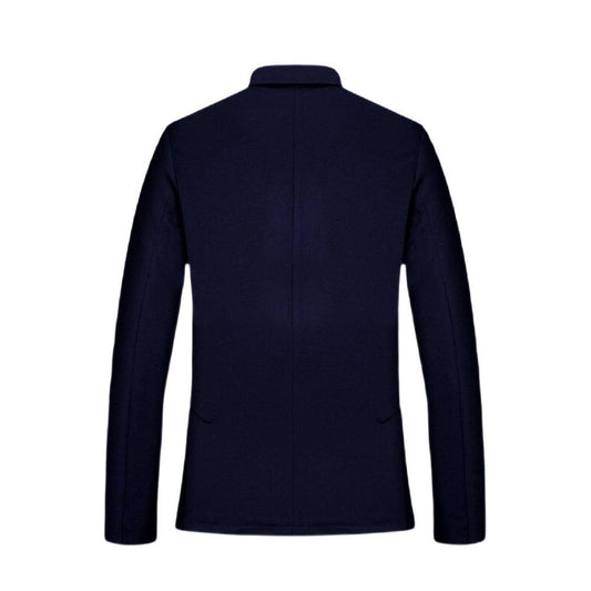 Blauer Viskose-Blazer