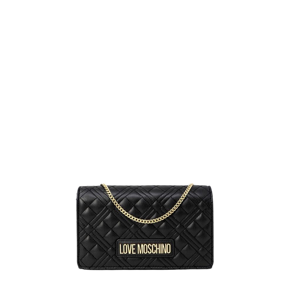 Schwarze Handtasche aus Polyethylen