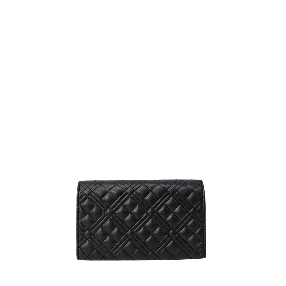 Schwarze Handtasche aus Polyethylen