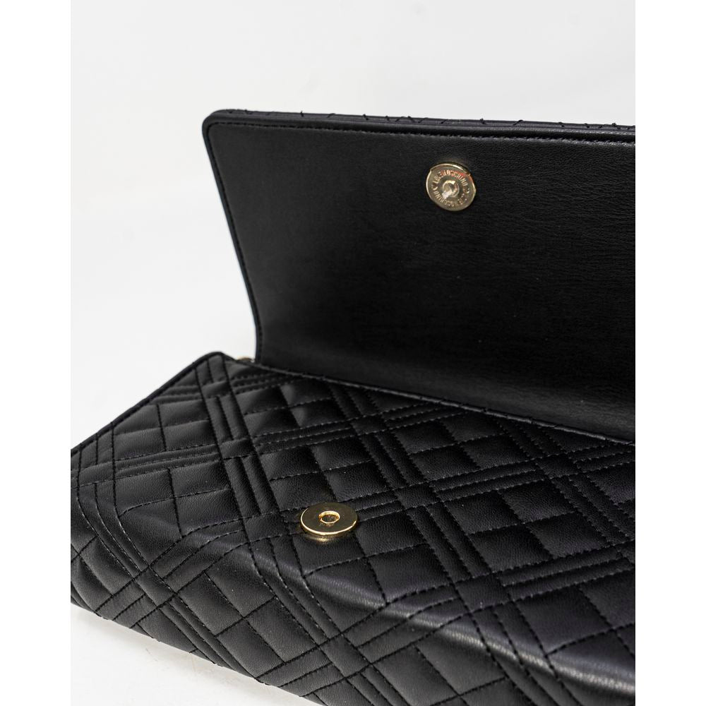 Schwarze Handtasche aus Polyethylen