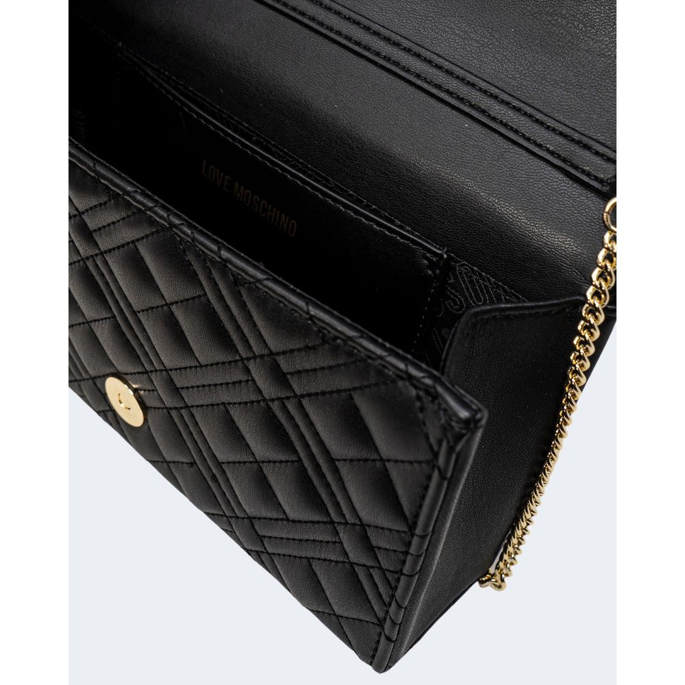 Schwarze Handtasche aus Polyethylen