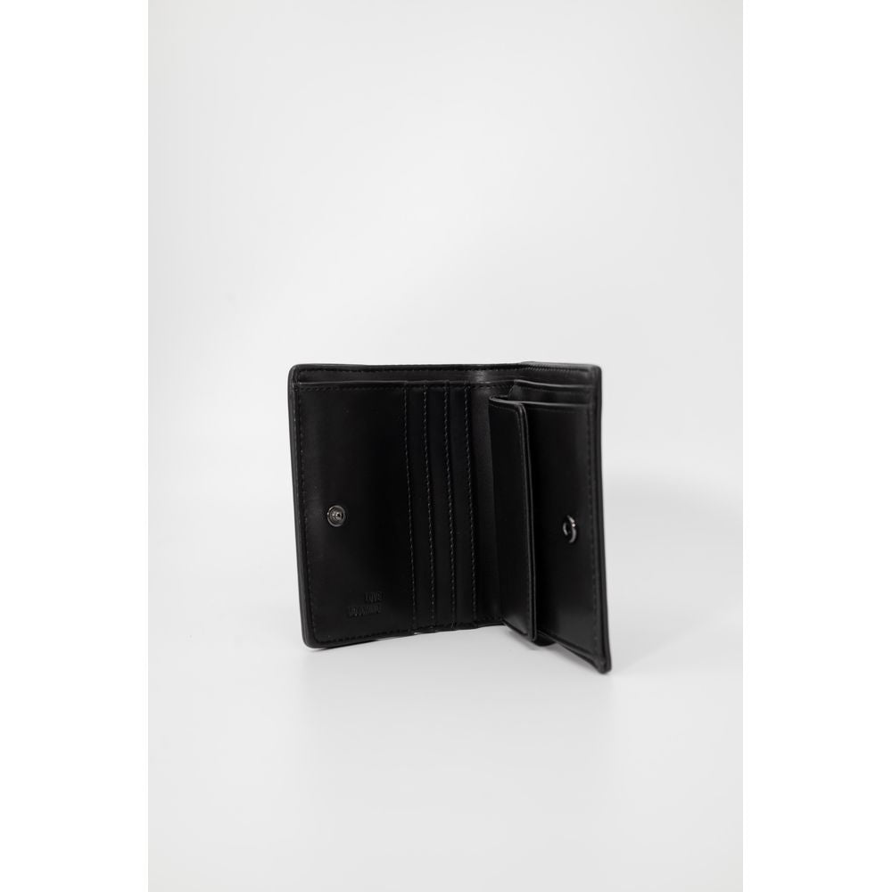 Schwarze Geldbörse aus Polyethylen