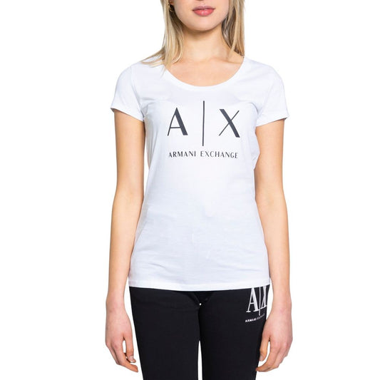 Weißes Baumwoll-T-Shirt
