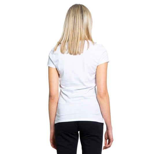 Weißes Baumwoll-T-Shirt
