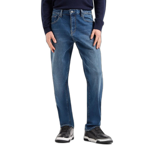 Blaue Jeans und Hose aus Baumwolle