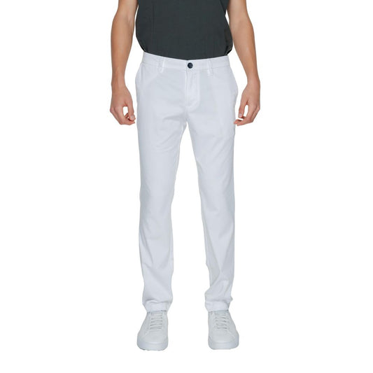 Weiße Baumwollhose