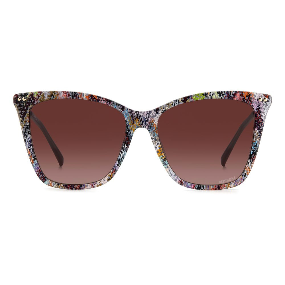 Mehrfarbige Acetat-Sonnenbrille