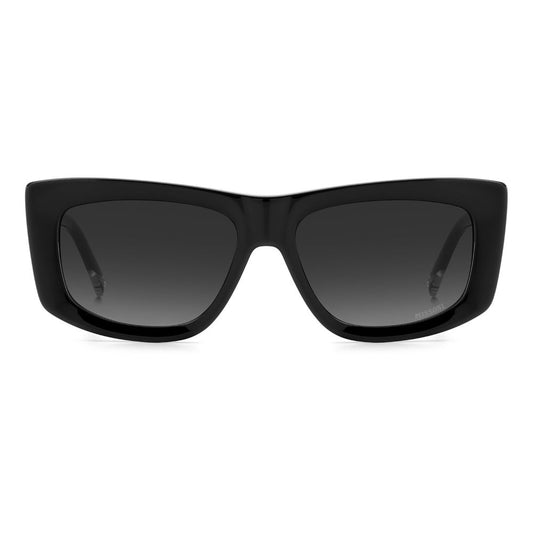 Schwarze Sonnenbrille aus Kunststoff