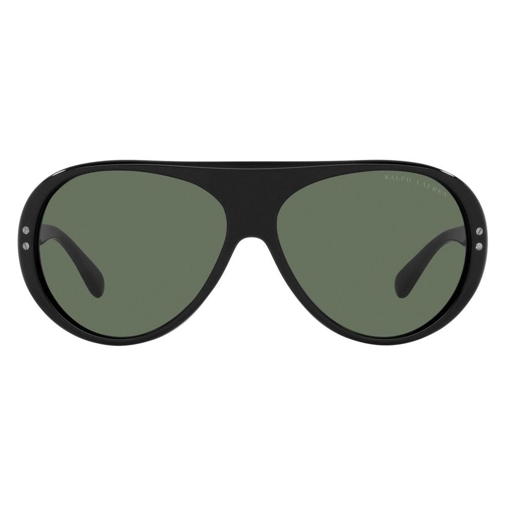 Schwarze Acetat-Sonnenbrille