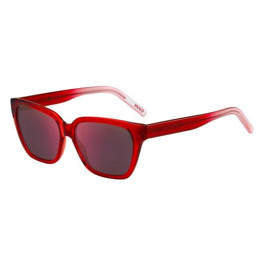 Rote Acetat-Sonnenbrille
