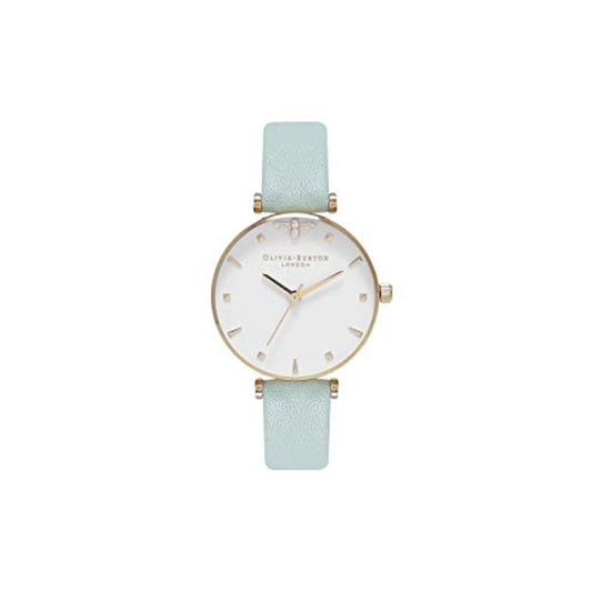 Green Artificial Leather Watch
