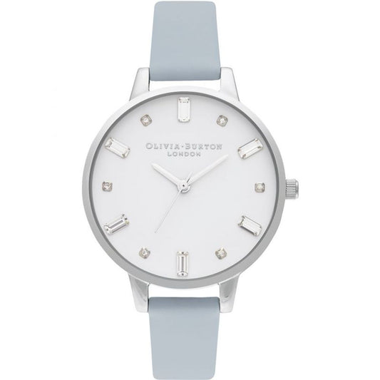 Blue Artificial Leather Watch
