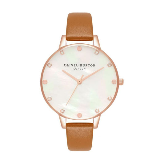 Brown Artificial Leather Watch