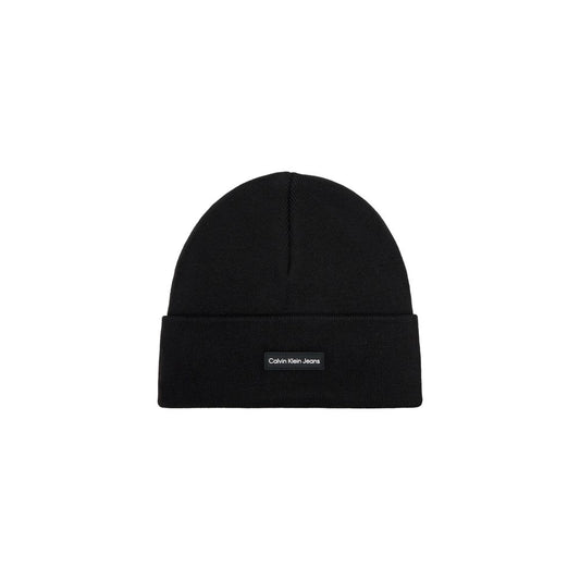 Schwarze Baseballmütze aus recyceltem Polyester