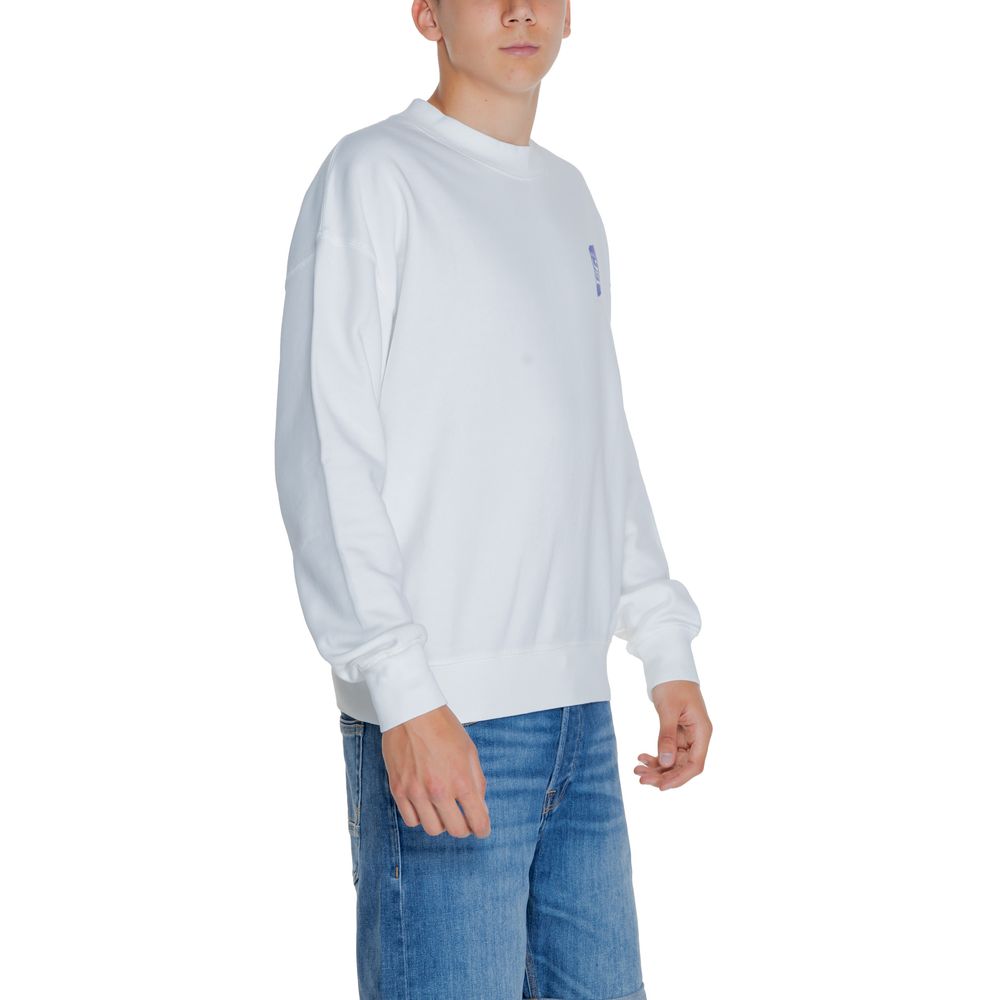 Weißes Baumwoll-Sweatshirt