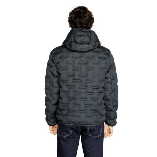 Blue Polyester Jackets & Coat