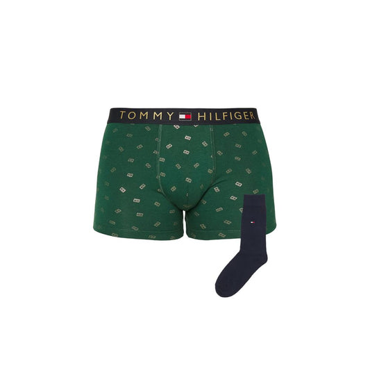 Grüne Baumwollboxer