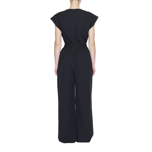 Black Polyester Jumpsuit