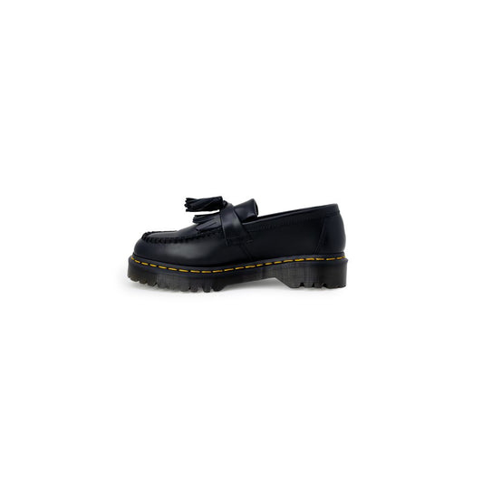Black Leather Lace-Up Boot
