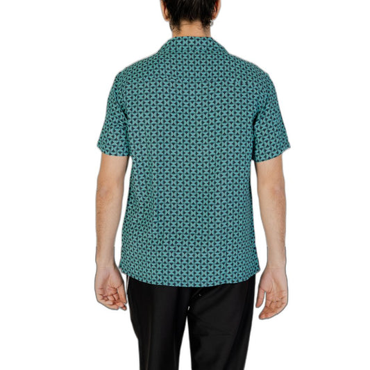 Turquoise Viscose Shortsleeve