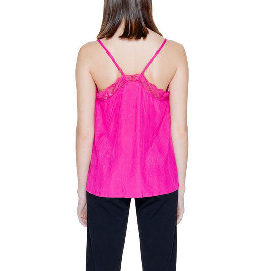 Pink Viscose Tank Top