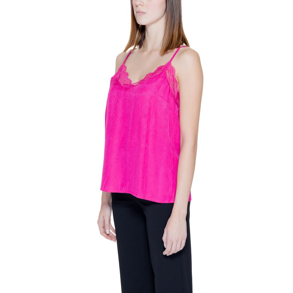 Pink Viscose Tank Top