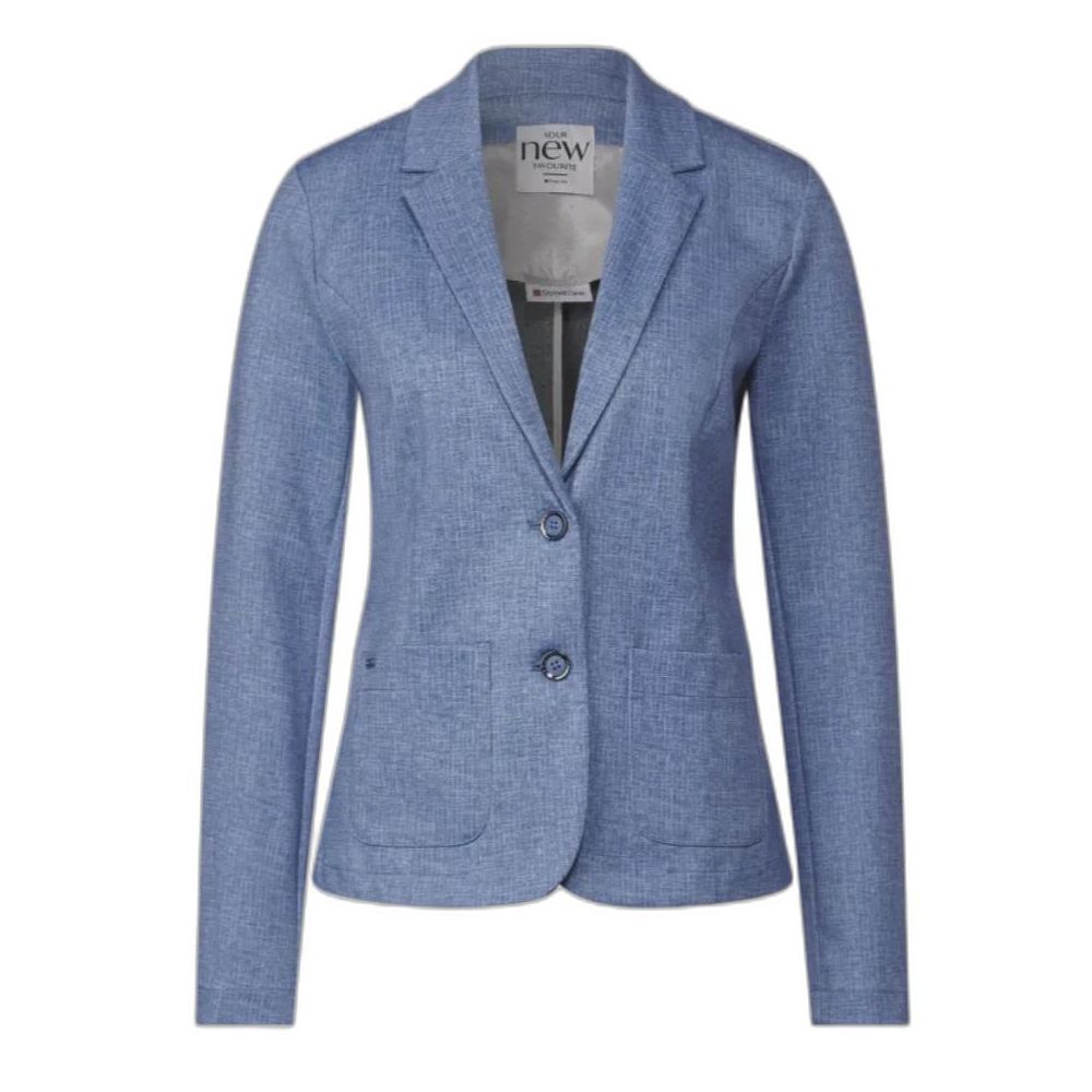 Blauer Polyester-Blazer